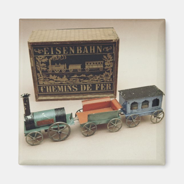 Model railway, c.1870 magnet (Front)