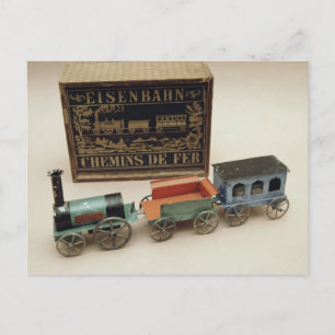 Model railway, c.1870 postcard