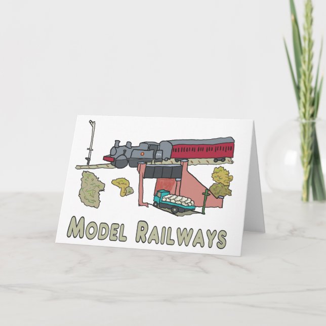 Model Railways Holiday Card (Front)