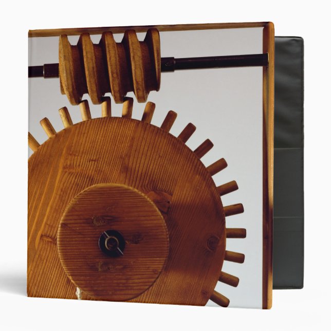 Model reconstruction of da Vinci's design Binder (Front/Inside)