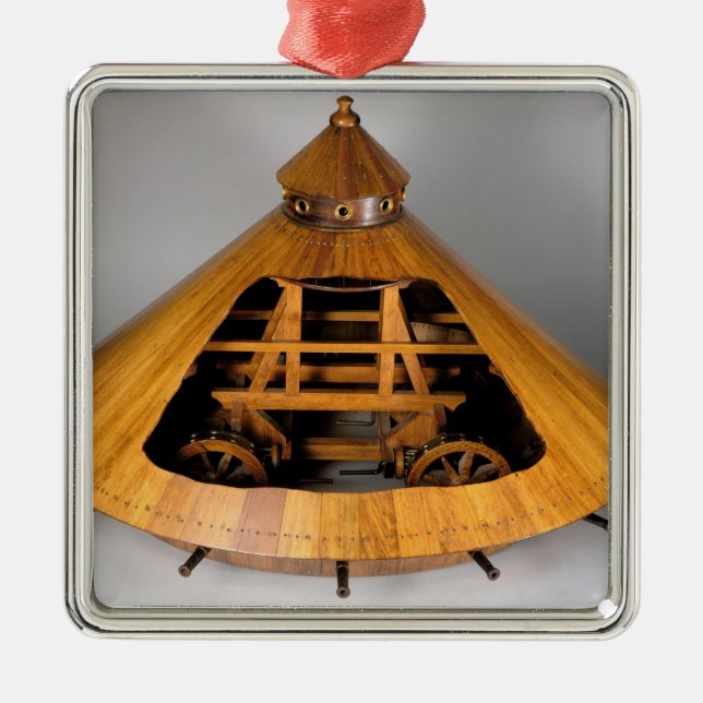 Model reconstruction of da Vinci's design Metal Ornament (Front)