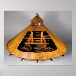 Model reconstruction of da Vinci's design Poster