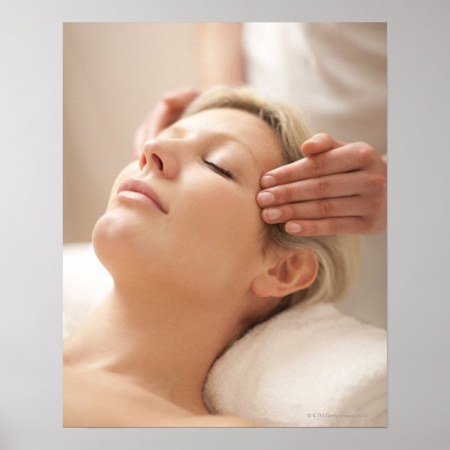 MODEL RELEASED. Facial. Poster (Front)