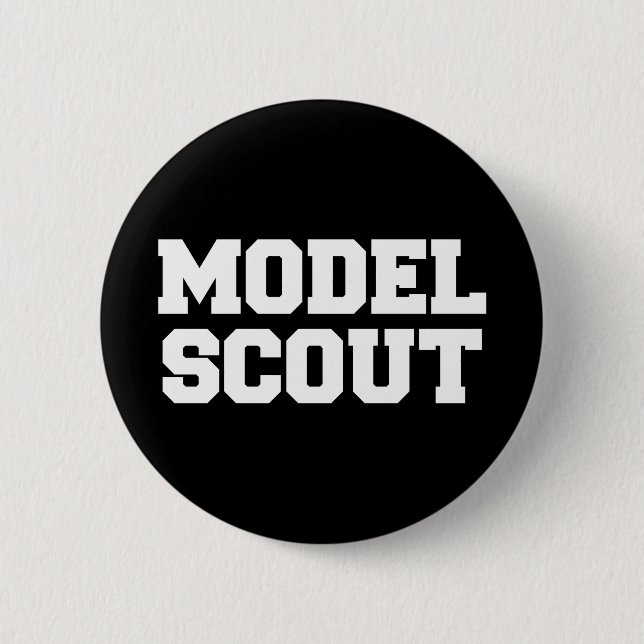 MODEL SCOUT 2 INCH ROUND BUTTON (Front)