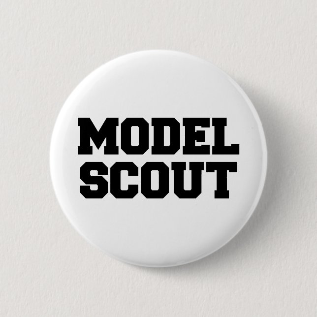 MODEL SCOUT 2 INCH ROUND BUTTON (Front)