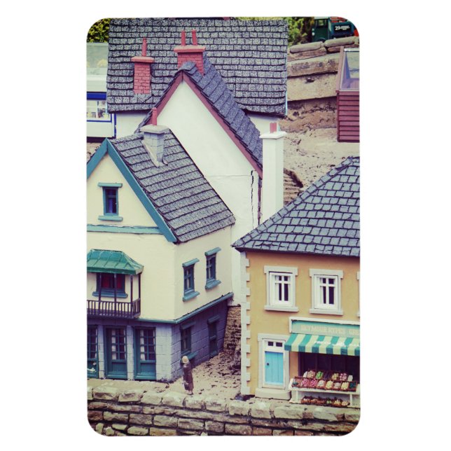 Model Seaside Buildings Magnet (Vertical)