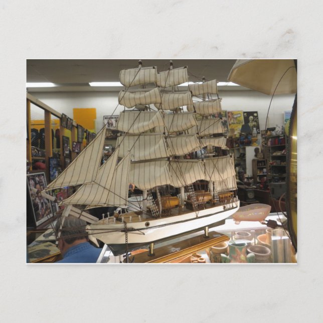 Model Ship Postcard (Front)