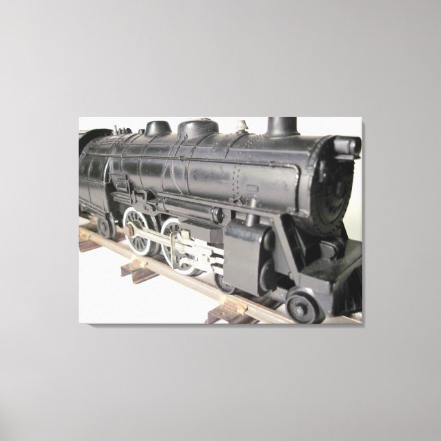 Model Train Canvas Print (Front)