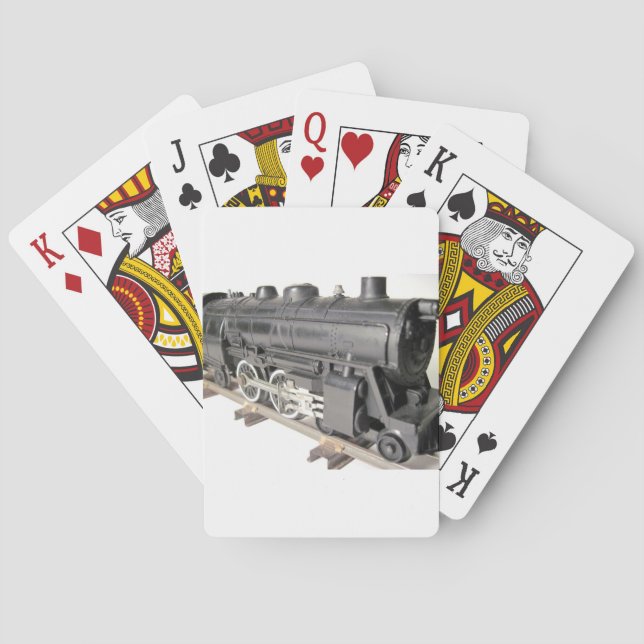 Model Train Engine Playing Cards (Back)