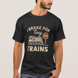 Model Train Grandpa Railroad Hobby Steam Engine La T-Shirt