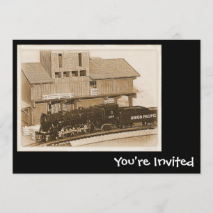 Model Train Invitations
