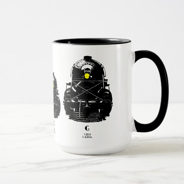 Model Train Scales - What's your scale? Mug (Right)