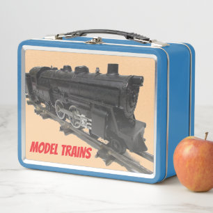 Model Trains Metal Lunchbox 