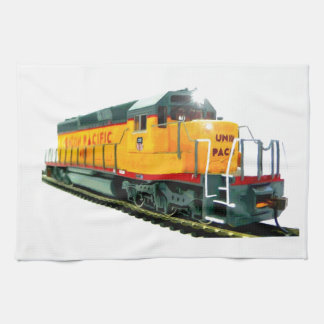 Model U.P. Diesel Locomotive Kitchen Towel