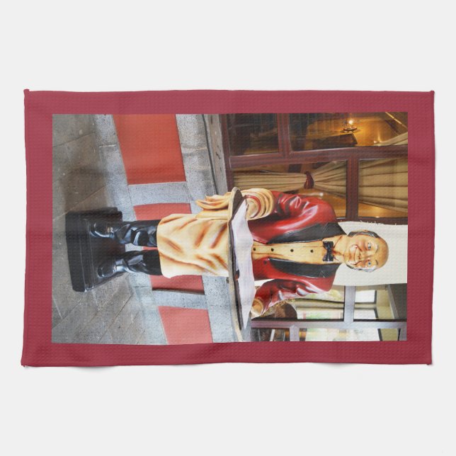 Model waiter kitchen towel (Horizontal)