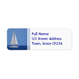 Modèle 1 d'étiquette postale - customisé