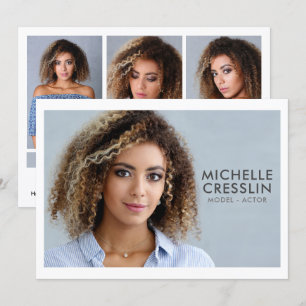 Modèle Acteur 5x7 Comp Carte Zed 3 Photo Retour