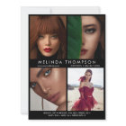 Modèle Acteur Modélisation Carte Comp 5 Photo Noir