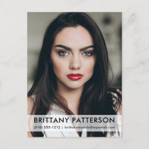 Modèle Actor 1 Carte postale Comp Photo Carte Wht