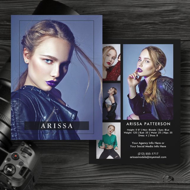 Modèle Actor Pro 5.5x7.5 Carte Comp/Zed 5 Photo (Available in high quality print or digital download for quick messaging, email or self printing.)