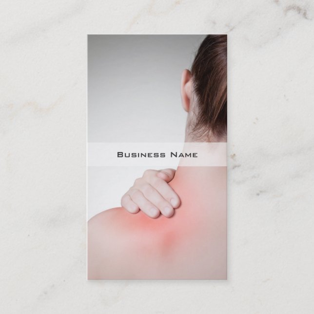 Modèle arrière du carte de visite de la femme (Devant)