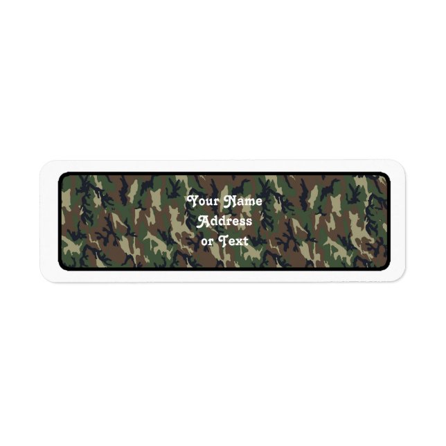 Modèle Arrière - plan de Woodland Camouflage (Devant)