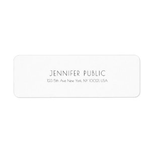 Modèle blanc classique professionnel moderne