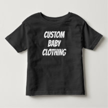 Modèle blanc T-shirt Toddler personnalisé