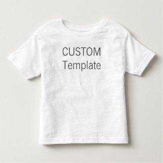 Modèle blanc T-shirt Toddler personnalisé