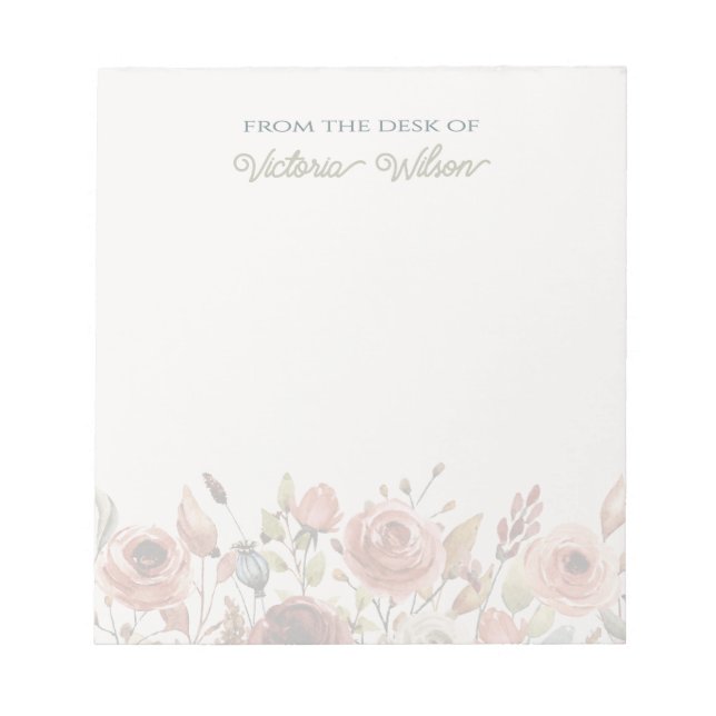 Modèle Bloc-notes personnalisable (Devant)