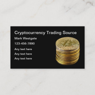 Modèle Carte de visite CryptoCurrency