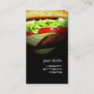 modèle carte de visite de Hamburger