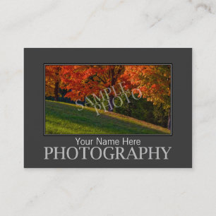 Modèle Carte de visite de la photographie