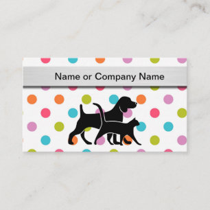 Modèle Carte de visite de service pour animaux