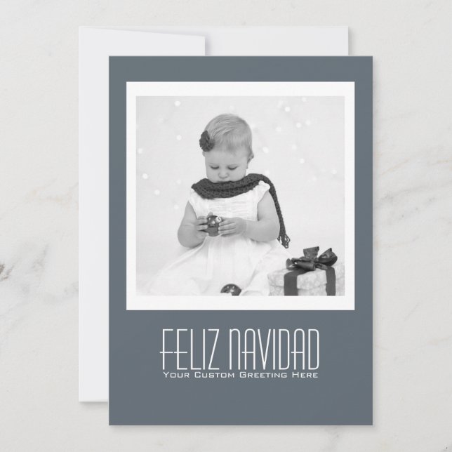 Modèle contemporain Feliz Navidad (Devant)