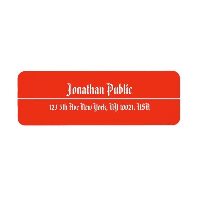 Modèle d'adresse de retour de script de main de No (Devant)