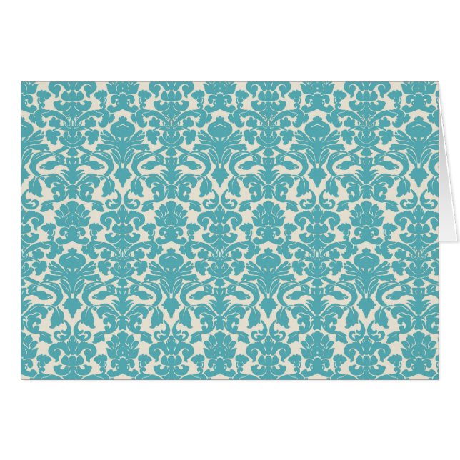 Modèle Damas, Damas bleu, Damas français (Devant horizontal)