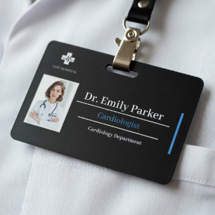 Modèle de badge d'identification personnalisé pour