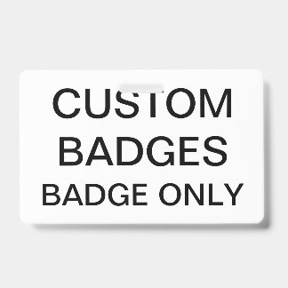 Modèle de BADGE personnalisé vierge