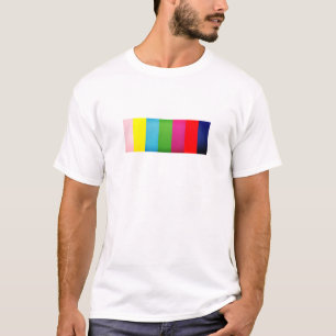 Modèle de bande de couleur T-shirt design - Style