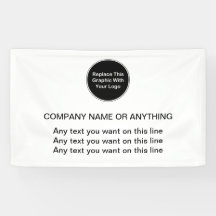 Modèle de bannière du logo de l'entreprise