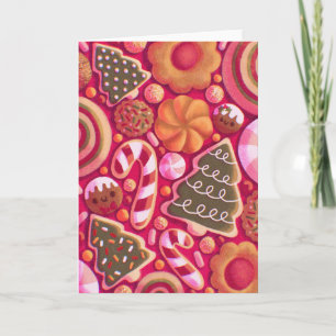 Modèle de biscuits de Noël