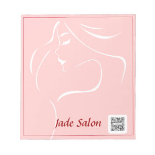Modèle de bloc-notes Salon de coiffure