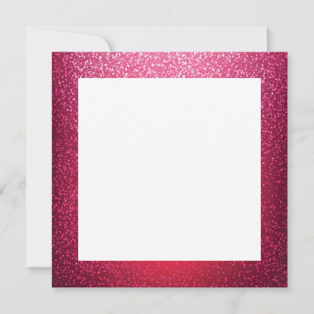 Modèle de bordure de parties scintillant rose (Devant)