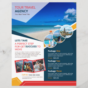 Modèle de brochure d'agence de voyages   Vacances 