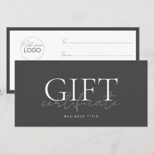 Modèle de carte cadeau imprimable facile à Customi