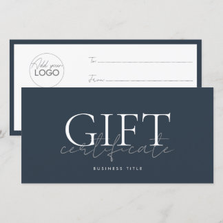 Modèle de carte cadeau imprimable facile à Customi