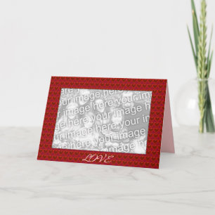 Modèle de carte - Coeurs de la Saint-Valentin