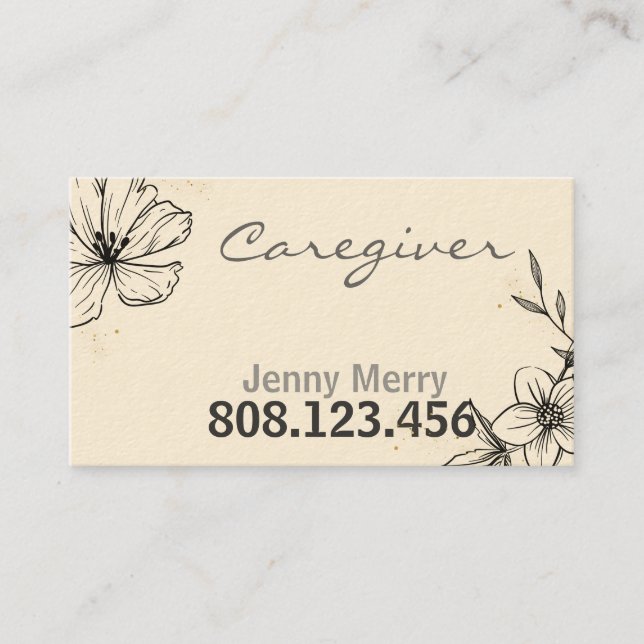 Modèle de carte d'affaires simple Rose (Devant)