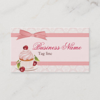 Modèle de carte d'affaires Sweet Cupcake
